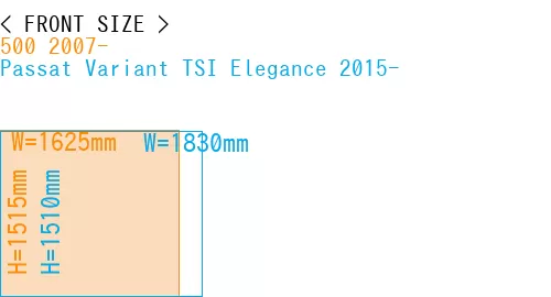 #500 2007- + Passat Variant TSI Elegance 2015-